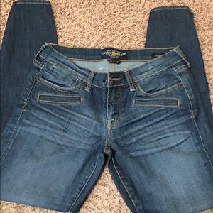 Lucky Brand Charli Ankle zip Capri jeans